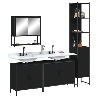 Bathroom Furniture Set Black