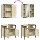 Bathroom Furniture Set Sonoma oak