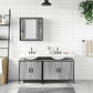 Bathroom Cabinet Set Grey Sonoma
