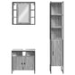 Bathroom Cabinet Set Grey Sonoma