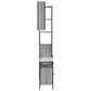 Bathroom Cabinet Set Grey Sonoma