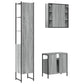 Bathroom Cabinet Set Grey Sonoma