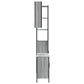 Bathroom Cabinet Set Gray sonoma
