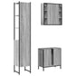 Bathroom Cabinet Set Gray sonoma