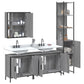 Bathroom Cabinet Set Grey sonoma