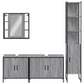 Bathroom Cabinet Set Grey sonoma