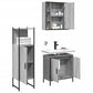Bathroom Cabinet Set Gray Sonoma