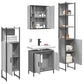Bathroom Cabinet Set Gray Sonoma