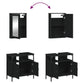 Bathroom Furniture Set Black