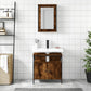 Bathroom Furniture Set Smoked Oak