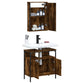 Bathroom Furniture Set Smoked Oak