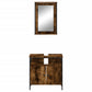 Bathroom Furniture Set Smoked Oak