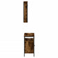 Bathroom Furniture Set Smoked Oak