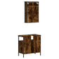 Bathroom Furniture Set Smoked Oak