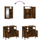 Bathroom Furniture Set Smoked Oak