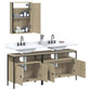 Bathroom Furniture Set Sonoma Oak