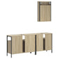 Bathroom Furniture Set Sonoma Oak