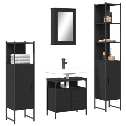 Bathroom Furniture Set Black