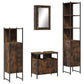 Bathroom Furniture Set Smoked Oak