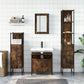 Bathroom Furniture Set Smoked Oak