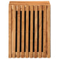 Bathroom Wall Cabinet Brown Solid Acacia wood 15 x 13.4 x 18.9 in