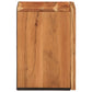 Bathroom Wall Cabinet Brown Solid Acacia wood 15 x 13.4 x 18.9 in