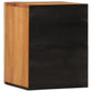 Bathroom Wall Cabinet Brown Solid Acacia wood 15 x 13.4 x 18.9 in