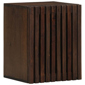 Bathroom Wall Cabinet Brown Solid Mango Wood Medium