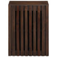 Bathroom Wall Cabinet Brown Solid Mango Wood Medium