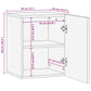 Bathroom Wall Cabinet Natural wood tone Solid Mango Wood