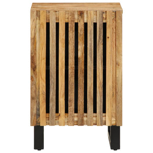 Bathroom Cabinet Brown Solid rough mango wood 14.9x13.4x22.8 in