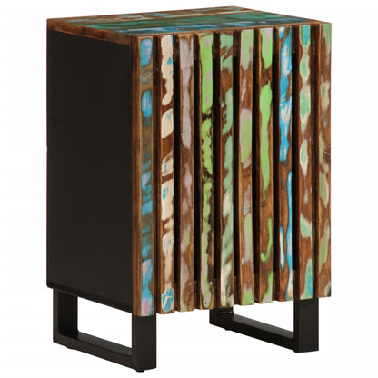 Bathroom Cabinet Brown Solid acacia wood, steel Medium