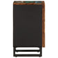 Bathroom Cabinet Brown Solid acacia wood, steel Medium