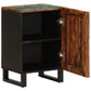 Bathroom Cabinet Brown Solid acacia wood, steel Medium