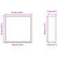 Shower Niche Brushed Silver 12.6x12.6x3.5" Stainless Steel