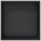 Shower Niche Matt Black 12.6x12.6x3.5" Stainless Steel