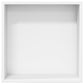 Shower Niche Matt White 12.6x12.6x3.5" Stainless Steel
