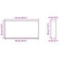 Shower Niche Brushed Silver 24.4x12.6x3.5" Stainless Steel