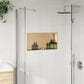 Shower Niche Brushed Gold 24.4x12.6x3.5" Stainless Steel