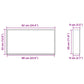 Shower Niche Matt White 24.4x12.6x3.5" Stainless Steel