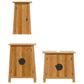 Bathroom Furniture Set Natural Wood Tone Solid Pine Wood