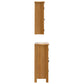 Bathroom Furniture Set Natural Wood Tone Solid Pine Wood