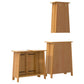 Bathroom Furniture Set Natural Wood Tone Solid Pine Wood