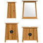Bathroom Furniture Set Natural Pine Solid Pine Wood
