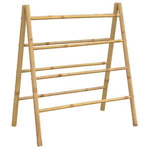 Towel Ladder Natural Bamboo Bamboo Double Towel Ladder