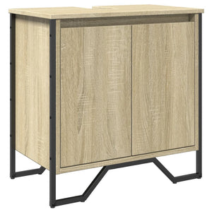Bathroom Sink Cabinet Sonoma oak Engineered wood, metal 23.6 in