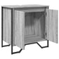 Bathroom Sink Cabinet Grey Sonoma Engineered wood, metal Medium