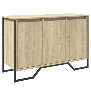 Bathroom Sink Cabinet Sonoma Oak Engineered Wood Medium