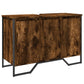 Bathroom Sink Cabinet Smoked Oak Engineered wood