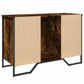 Bathroom Sink Cabinet Smoked Oak Engineered wood